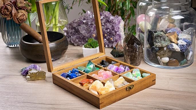 Gemstone Well Crystal Healing Box
